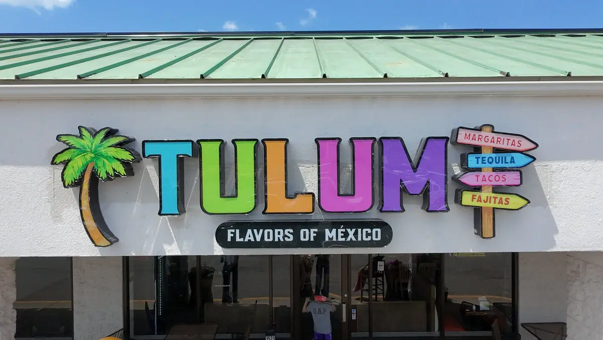 Tulum Flavors of Mexico storefront on Maple Ave in Zanesville